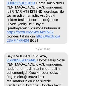 A101den Alınan TVnin Teslimatında Horoz Lojistik Mağduriyeti