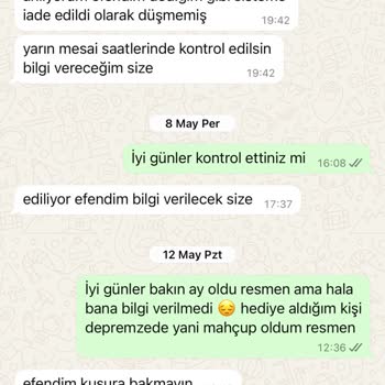 Ürün İadesi Yapılmıyor, Müşteri Oyalaması Devam Ediyor