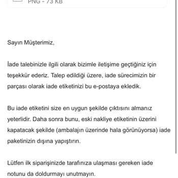 İade Sürecinde İletişim Eksikliği Ve Mağduriyet Yaşadım