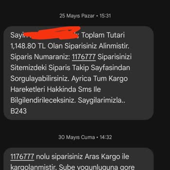 Siparişim Uzun Süredir Teslim Edilmedi, Kargo Bilgisi Yok