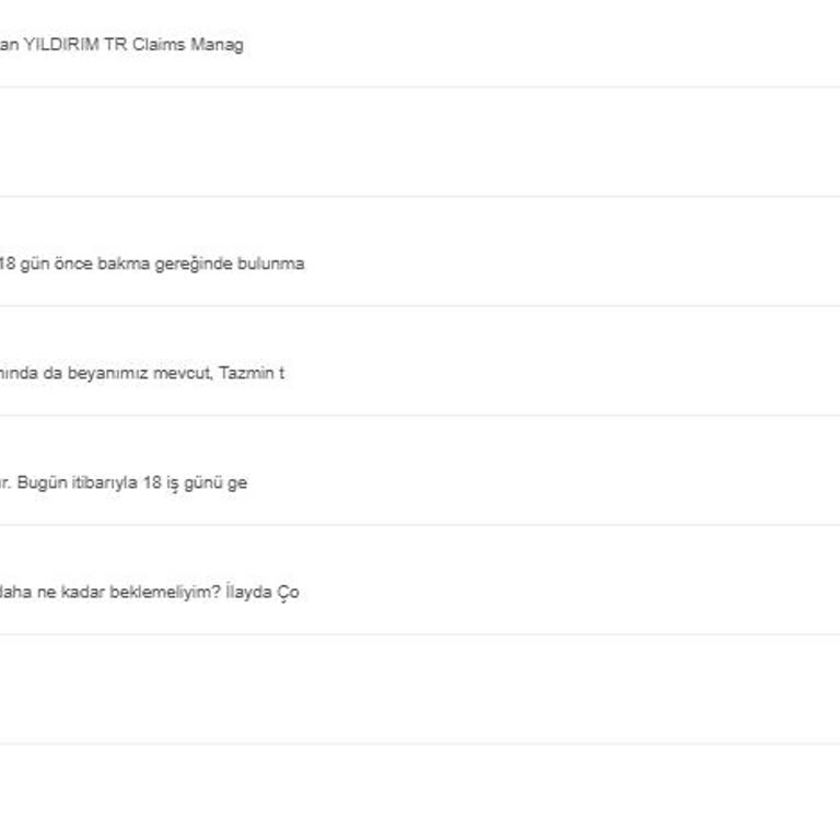 UPS Türkiye'nin Kayıp İade Kargo Ve Çözülmeyen Tazmin Süreci