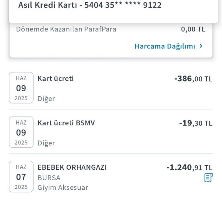 Halkbank Paraf Kartıma Haksız Yıllık Ücret Yansıtıldı