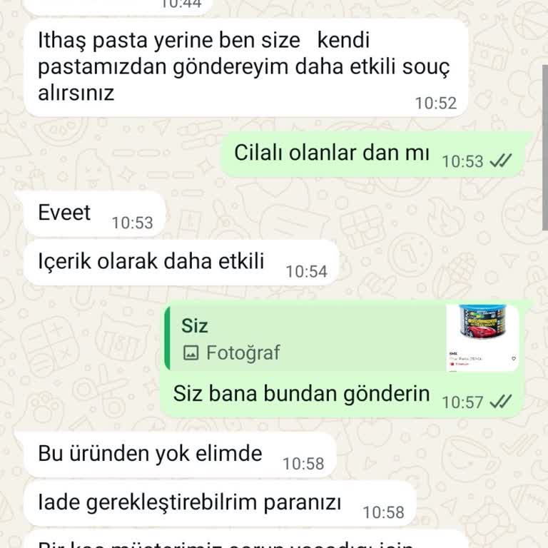 Ürün İadesi Yapılmayan Sipariş Sonrası Yaşanan Sorun