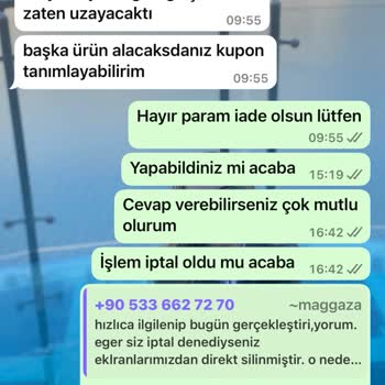 İptal Edilen Ürünümün İadesi İçin Müşteri Hizmetleri Çözüm Sunmuyor