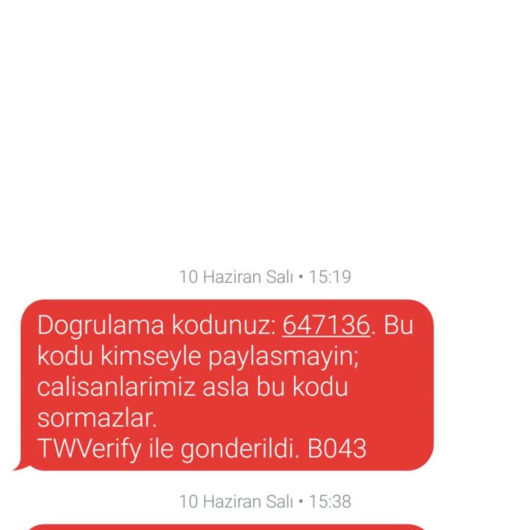 Bilgim Dışında Numaramla Hesap Açılmaya Çalışıldı
