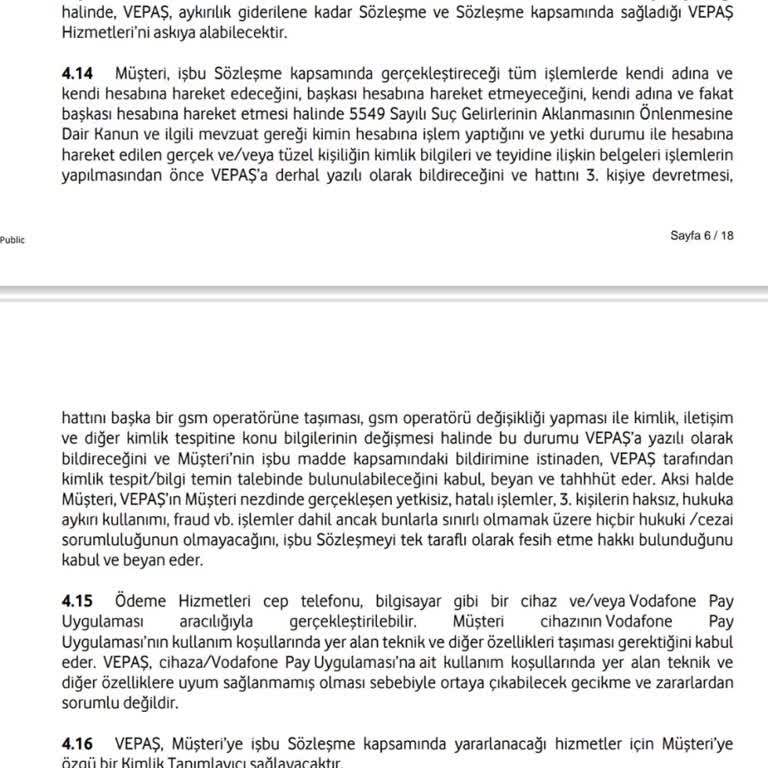 Vodafone Pay Kartım Haksız Yere Bloke Edildi Ve Mağdur Edildim