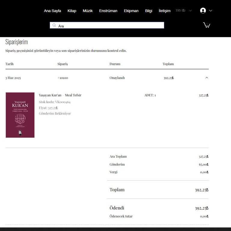 Sipariş Sonrası İletişimsizlik Ve Kitap Teslim Edilmemesi