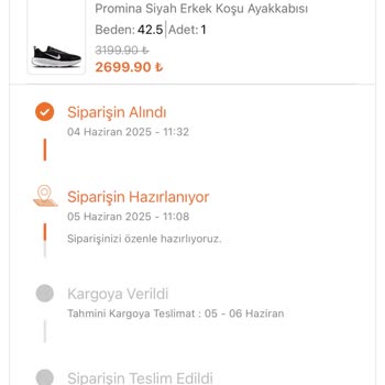 FLO'dan Verilen Ayakkabı Siparişi Günlerdir Hazırlanma Aşamasında
