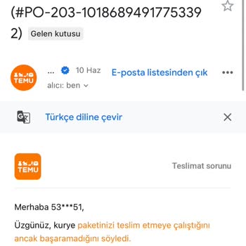 Aras Kargo Teslimat Yapmadan Kargomu İade Etti, Maddi Zarara Uğradım