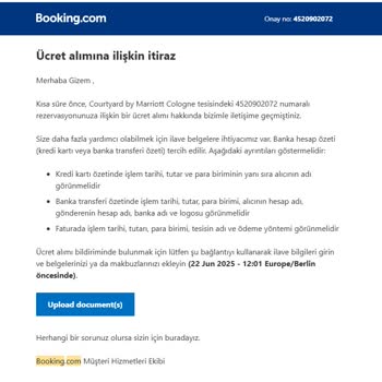 Ücretsiz İptale Rağmen Haber Verilmeden Ücret Çekildi, Booking.com'a Ulaşılamıyor