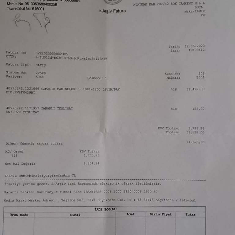 Garanti Kapsamında Sorunuma Çözüm Bulunmuyor