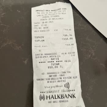 Bayat Pasta İadesi Reddedildi Müşteri Mağdur Edildi