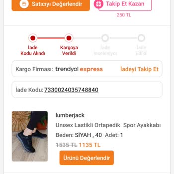 Trendyol'dan Alınan Ayakkabının Hızlı Koku Yapması Ve Orijinallik Sorunu