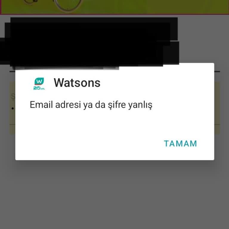 Uygulama Hesabına Giriş Yapılamıyor, Şifre Sıfırlama Çalışmıyor