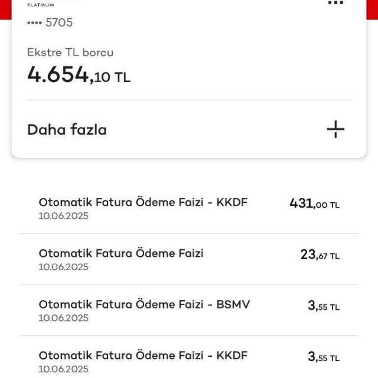 Otomatik Ödeme Talimatında Bilgilendirme Eksikliği Ve Yüksek Faiz Uygulaması
