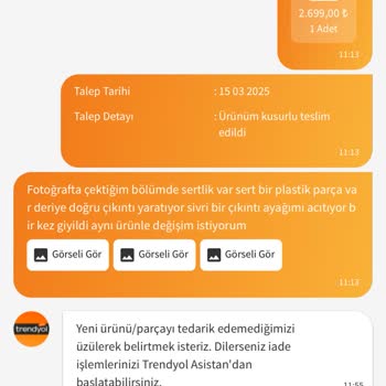 Ayıplı Bot İçin Para İadesi Yapılmıyor Mağdur Edildim