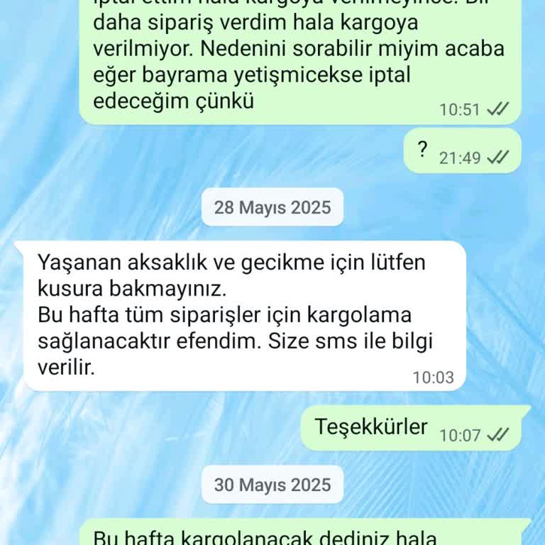 Siparişlerim Gönderilmedi, Ücret İadesi Yapılmıyor Ve İletişim Kurulamıyor