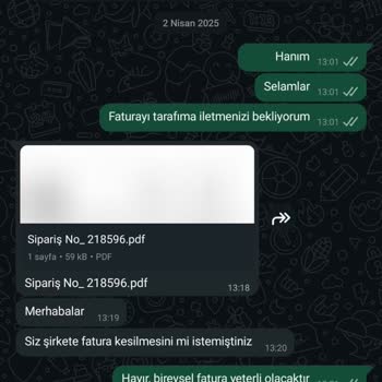 Teslimat Gecikmesi Ve Eksik Parçalar Nedeniyle Mağduriyet Yaşıyorum