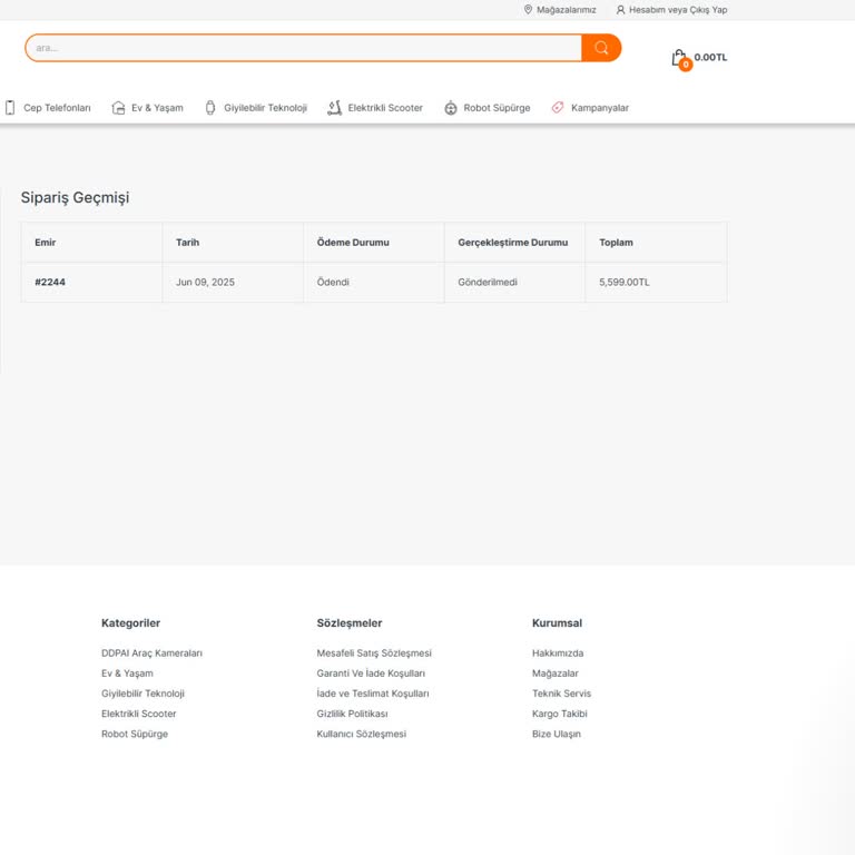 Sipariş İptali Ve Müşteri Hizmetleri Sorunu Yaşadım