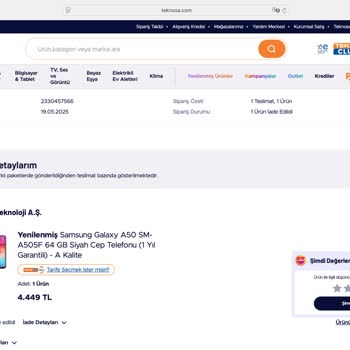Satın Aldığım Yenilenmiş Telefon Teslim Edilmedi, Fiyat Artışıyla Mağdur Edildim