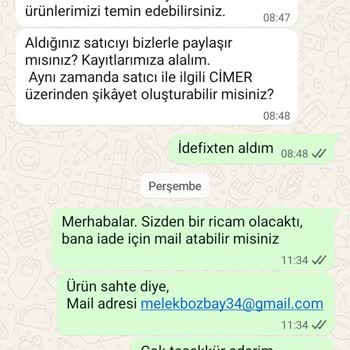 Satın Aldığım Ürün Sahte Çıktı, İade Sürecinde Sorun Yaşıyorum