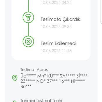 Teslimat Gecikmesi Ve Adres Hatası Nedeniyle Çözülemeyen Kargo Sorunu