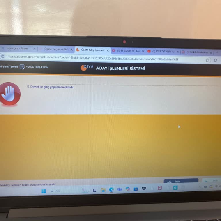 E-Devlet Üzerinden ÖSYM Girişi Yapılamıyor, Sorun Ne Zaman Çözülecek?