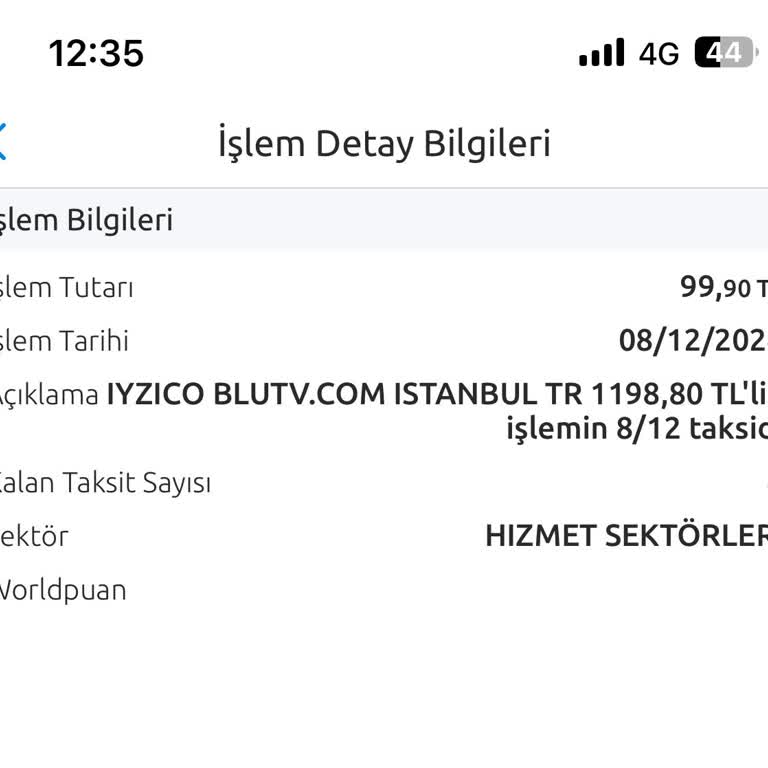 Kullanmadığım Blutv İçin Haksız Üyelik Ücreti Kesintisi