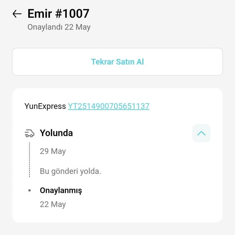 Venoradis.com Kargo Hala Gelmedi