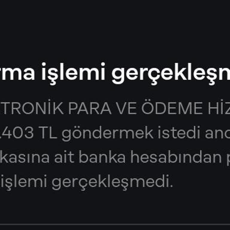 FAST Transferinde Yaşanan Sorun Ve Müşteri Hizmetlerine Ulaşılamaması
