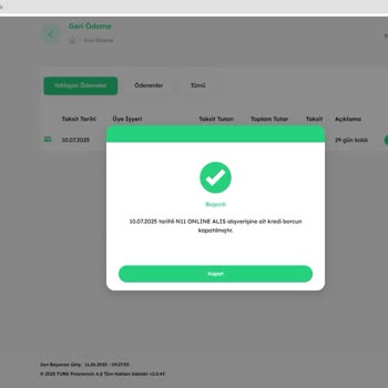 Türk Finansman Kredim ve Hopi Şikayeti