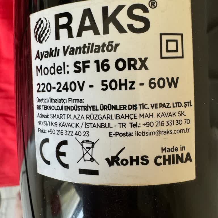 Vantilatörümün Yedek Parçası Yok, Mağdurum!