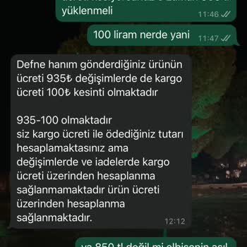 Yanlış Beden Ve Eksik İade Nedeniyle Mağduriyet Yaşadım