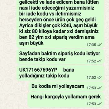 Sipariş Gecikmesi, Kalitesiz Ürün Ve İade Sorunu Yaşadım