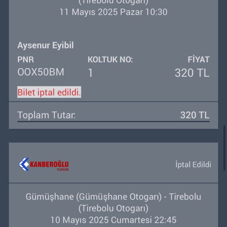 Ziraat Mobil Üzerinden Yapılan 1420 TL'lik İade 20 Gündür Gerçekleşmedi