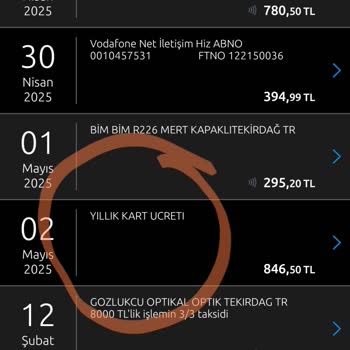 20 Yıllık Müşteriye Kart Aidatı Şoku