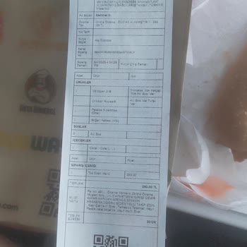 Burger King Siparişimde Malzeme Hatası Ve Eksik İade Sorunu
