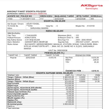 Kombi Arızası Sigorta Kapsamında Değerlendirilmedi