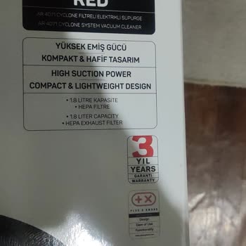 Yeni Alınan Elektrikli Süpürgede Servis Ve İletişim Sorunları Yaşadım