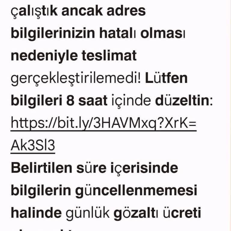İzinsiz SMS Grubuna Eklenip Şüpheli Link Gönderildi