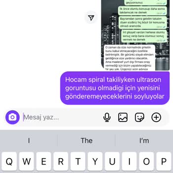 Spiral Düşmesi Sonrası Mağduriyetim Giderilmiyor