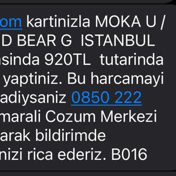 Pull And Bear Bilgim Dışında Yapılan Kart Çekimi İçin Acil İade Talebi
