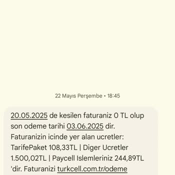 Turkcell Hattımda Şebeke Ve Fatura Sorunları Yaşadım