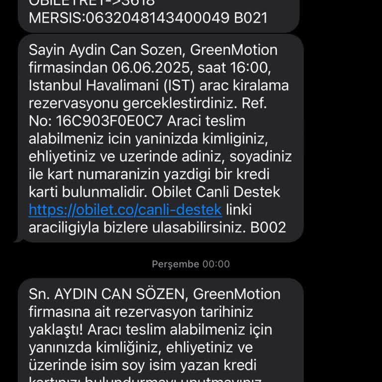 Green Motion'dan Haksız Araç Kiralama Engeli Ve Mağduriyet