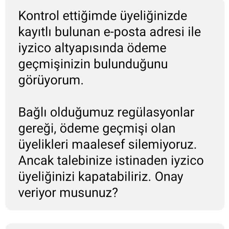 İyzico Hesabımı Silemiyorum, Yardımcı Olunmuyor