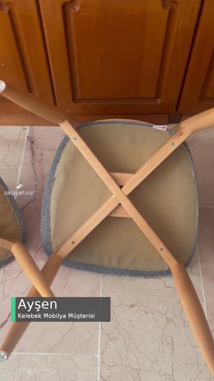 Kelebek Mobilya Sandalye Altlarında Sorun Var! videonun kapak resmi
