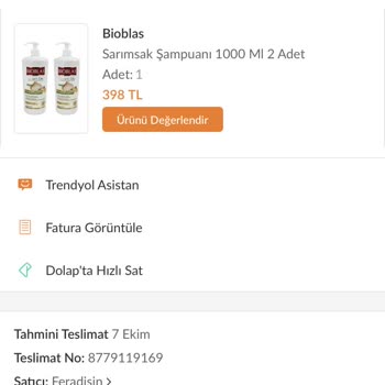 Bioblas Sarımsak Özlü Şampuan Saç Dökülmesini Durdurmadı, Müşteri Hizmetleri İlgisiz!