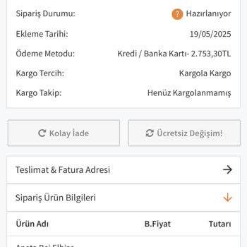 Ne Kargo Var Ne İade, Müşteri Mağdur Ediliyor