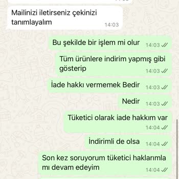 İade Hakkım Keyfi Olarak Engellendi, Mağdur Edildim!