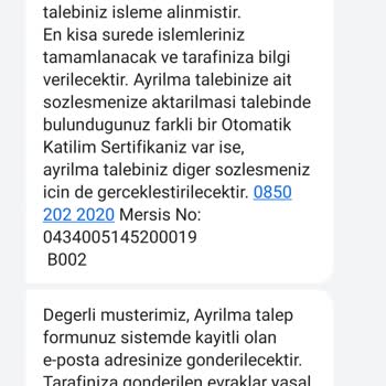 Hayat Sigortası Bozduruldu Param Ödenmedi Müşteri Hizmetleri Yanıtsız